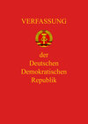 Buchcover Verfassung der DDR