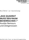 Buchcover "DAS QUADRAT MUSS DEN RAUM BEHERRSCHEN!"