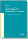 Buchcover Klimaschutzrelevante Emissionsabgaben in der russischen Föderation