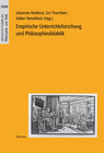Buchcover Empirische Unterrichtsforschung und Philosophiedidaktik