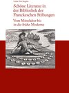 Buchcover Schöne Literatur in der Bibliothek der Franckeschen Stiftungen