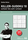 Buchcover KILLER-SUDOKU 10 - schwer bis sehr schwer