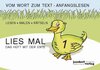 Buchcover Lies mal 1 (in GROßBUCHSTABEN) - Das Heft mit der Ente