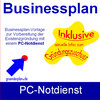 Buchcover Businessplan PC-Notdienst