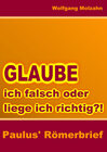 Buchcover Glaube ich falsch oder liege ich richtig?!