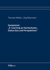 Buchcover Symposium "E-Learning an Hochschulen: Status Quo und Perspektiven"
