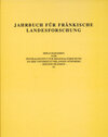 Buchcover Jahrbuch für fränkische Landesforschung