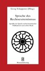 Buchcover Sprache des Rechtsextremismus