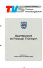 Buchcover Beamtenrecht im Freistaat Thüringen