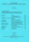 Buchcover Forum der Berliner Mathematischen Gesellschaft / A. Friedrich Hirzebruch; B. Historische Arbeiten zu Fluiden; C. Babylon
