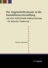 Buchcover Der Liegenschaftszinssatz in der Immobilienwertermittlung und seine institutionelle Implementierung