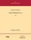 Buchcover Sechs Messen op. 2für 4 Soli, Chor zu 4 Stimmen, Orchester und Basso continuo, 1741