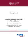 Buchcover Audioverarbeitung in Matlab, Scilab und Octave