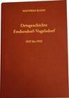 Buchcover Ortsgeschichte Fredersdorf-Vogelsdorf