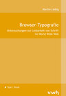 Buchcover Browser-Typografie