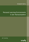 Buchcover Personal Learning Environments in der Hochschullehre