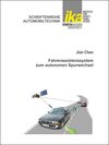 Buchcover Fahrerassistenzsystem zum autonomen Spurwechsel