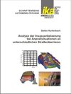 Buchcover Analyse der Insassenbelastung bei Anprallsituationen an unterschiedlichen Straßenbarrieren