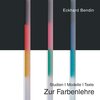 Buchcover Zur Farbenlehre