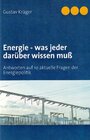 Buchcover Energie - was jeder darüber wissen muß