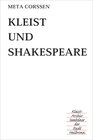 Buchcover Kleist und Shakespeare