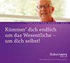 Buchcover Kümmer dich endlich um das Wesentliche - um dich selbst!