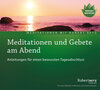 Buchcover Meditationen und Gebet am Abend