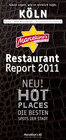 Buchcover Marcellino's Restaurant Report Köln 2011