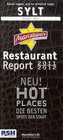 Buchcover Marcellino's Restaurant Report Sylt 2011/2012