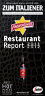 Buchcover Marcellino's Restaurant Report Zum Italiener 2011/2012
