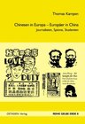 Buchcover Chinesen in Europa – Europäer in China