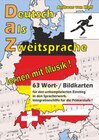 Buchcover 63 Wort-/Bildkarten zu Deutsch als Zweitsprache, lernen mit Musik