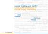 Buchcover Social Media und Recht