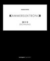 Buchcover KAMMERELEKTRONIK. 33 1/3