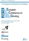 Buchcover 3rd European Conference on Grinding ECG