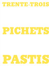 Buchcover Trente-Trois Pichets Pastis