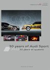 Buchcover 30 years of Audi Sport - 30 years of quattro