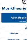 Buchcover Grundlagen Musiktheorie Band 3 Lösungen