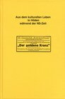 Buchcover Aus dem kulturellen Leben in Hilden während der NS-Zeit