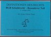 Buchcover BGB Schuldrecht - Besonderer Teil
