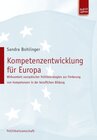 Buchcover Kompetenzentwicklung für Europa