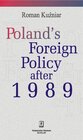 Buchcover Poland's Foreign Policy after 1989