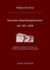 Buchcover Deutsche Entwicklungsminister von 1961-2008