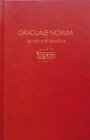 Buchcover Graduale Novum – Editio magis critica iuxta SC 117