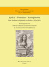 Buchcover Lyriker – Übersetzer – Korrespondent
