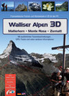 Buchcover Walliser Alpen 3D (Matterhorn - Monte Rosa - Zermatt) - 3D RealityMaps