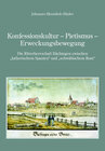 Buchcover Konfessionskultur - Pietismus - Erweckungsbewegung