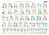 Buchcover Fragenbär-Mini-Lernposter: Mein Grundschrift ABC – Buchstaben und Laute, S 45 x 32 cm