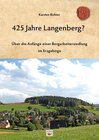 Buchcover 425 Jahre Langenberg?