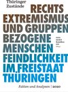 Buchcover Thüringer Zustände: Rechtsextremismus und Gruppenbezogene Menschenfeindlichkeit im Freistaat Thüringen